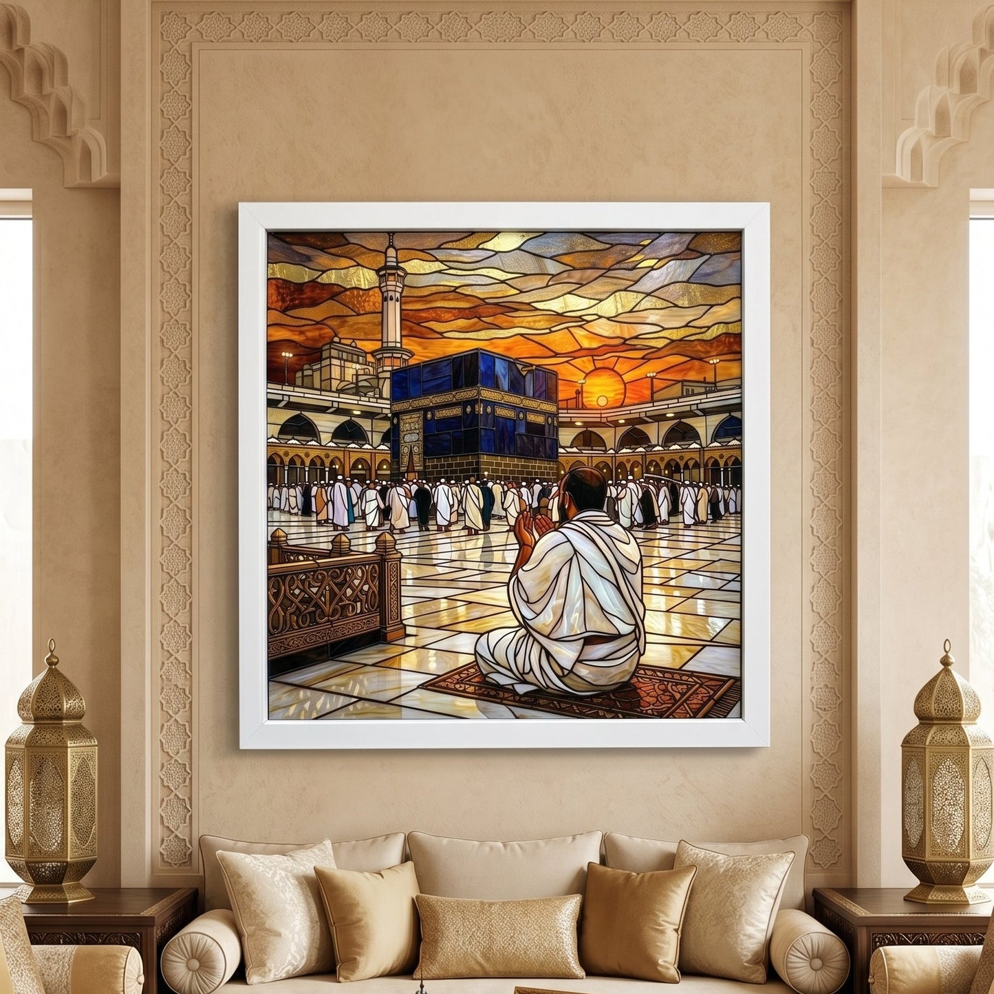 Kabe Gün Doğumu – Huzur Temalı Dekor  60X60 cm